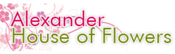 Alexander House of Flowers logo